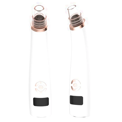 Generic Blackhead Remover Vacuum Facial Pore Cleanser with 5 adjustable suction power LED Screen display, 1 Count (Pack of 1), White/Rose Gold