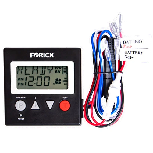 Foricx Feeder Digtal Timer, 6V/12V Feeder Digital Timer for Deer Feeder Goat Feeder, Advanced Feeder Timer with Up to 8 Different Feed Times A Day, Adjustable Feed Rate and Motor Speed