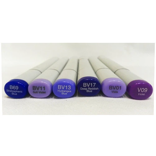 Copic Sketch Marker Blue Violet Set