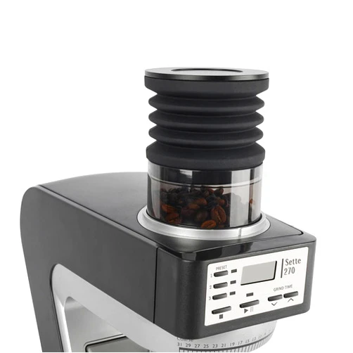 CAFEMASY Coffee Grinder Cleaning Tools Single Dose Hopper and Silicone Bellows Clear PC Advanced Add-On Part Compatible with Baratza Sette Grinder