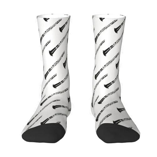 ZAZYXTJ Middle Calf Socks Crew Athletic Socks Novelty Cozy Casual Socks for Womens Mens