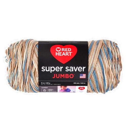 RED Heart Super Saver Jumbo Yarn, Mirage