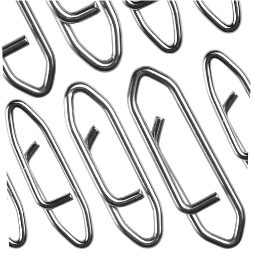 SF Stainless Steel Power Clips Easy Quick Change Lure Snaps Fishing Speed Clips 50LB 75LB 125LB 25pcs/Pack