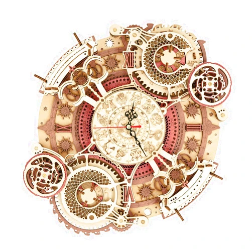 ROKR 3D Wooden Puzzle Clock Model 12