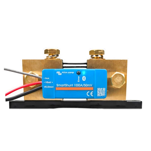 Victron Energy SmartShunt IP65 Battery Monitor (Bluetooth)- Victron Smart Shunt - 6.5V-70V, 1000 amp