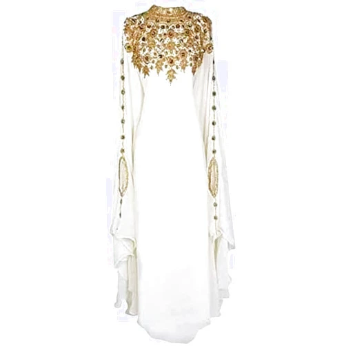 Generic Abaya Kaftans for Women White Gown Maxi Sale New Dubai Kaftan Beautiful Moroccan Kaftan Farasha Dress Long Muslim Dress