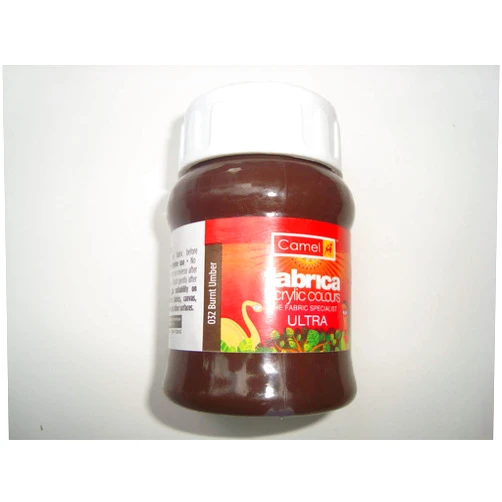 Camlin Kokuyo Fabrica Acrylic Ultra Colour -100ml - Burnt Umber (032) (Pack of 2)