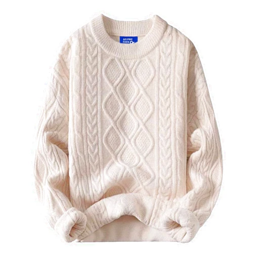 Aelfric Eden Oversized Sweater 90s Vintage Knitted Sweater Long Sleeve Sweater Women Woven Crewneck Pullover