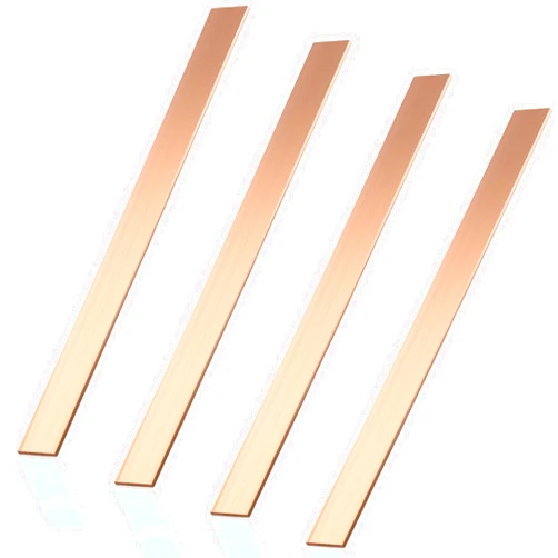 Gisafai 4 Pieces C110 Copper Flat Bar 1/8