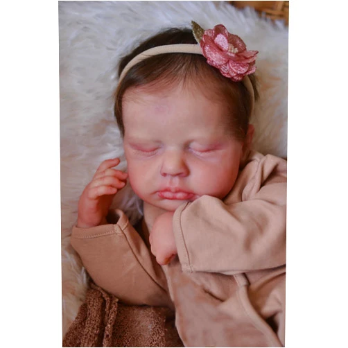 iCradle Reborn Baby Dolls 20 Inch Girl Full Silicone Vinyl Body Realistic Newborn Baby Dolls Premie Baby Doll Toy Birthday Crhistmas Present for Age 3+