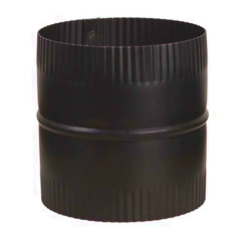 Imperial Manufacturing Group Bm0049 8 Black Matte Double End Crimped Stovepipe Connector Union