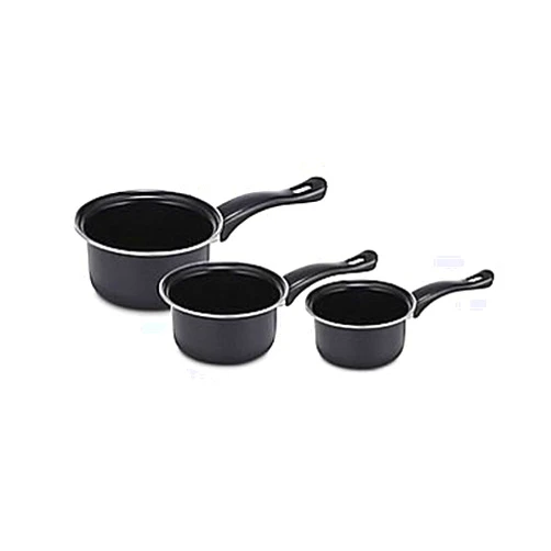 Brentwood BSP-161820 Carbon Steel Saucepan Set, 3 Piece