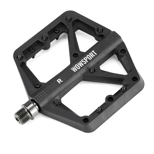 Wowsport Mountain Bike Pedals MTB Pedals Nylon Composite Lightweight Durable and Extra Wide Flat 916 Pedals for BMX MTB Mountain Road Bike