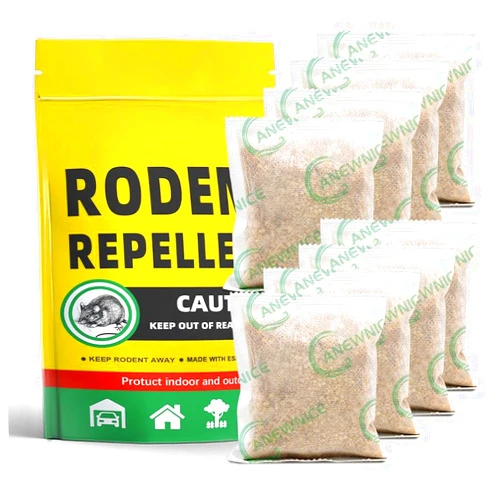 Kaxilu Mice Repellents Indoor, Mouse Repellent Outdoor, Rat Repellent for House, Extra-Strength Peppermint Repel Mice and Rats from Nesting&Freshen Air in Car/RV, Rat Deterrent Indoor, Get Rid of Mice-8P