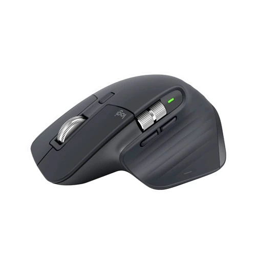 Logitech MX Master 3S - Wireless Performance Mouse, Ergo, 8K DPI, Track on Glass, Quiet Clicks, USB-C, Bluetooth, Windows, Linux, Chrome - Graphite - With Free Adobe Creative Cloud Subscription