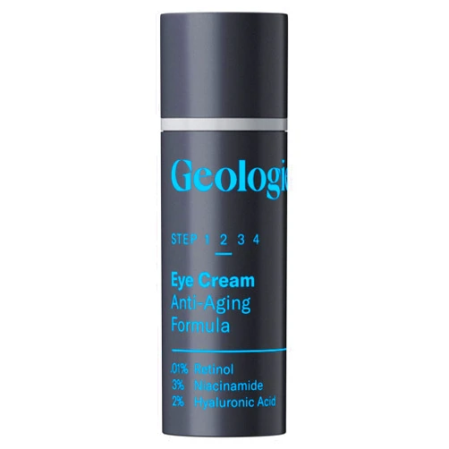 Geologie Anti-Aging Eye Cream | Helps Visible Signs of Aging | Reduce Fine Lines & Wrinkles | Retinol, Caffeine, Peptides, Niacinamide & Hyaluronic Acid | Effective Formula For Men & Women