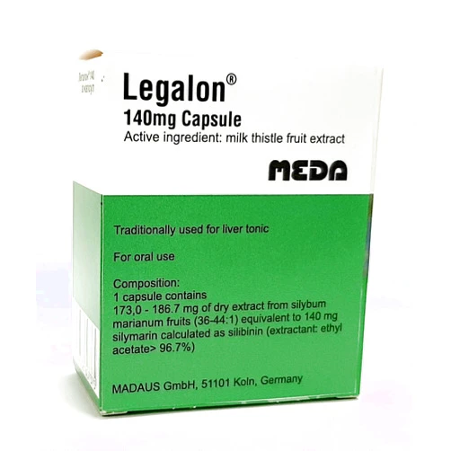 LOCUS REGIT ACTUM Legalon 140mg 60 Capsules (Milk Thistle Extract)