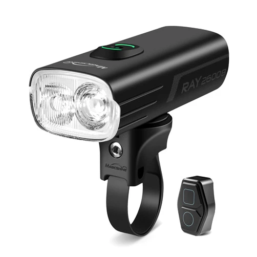 MagicShine Bicycle Light RAY 1600B/RAY 2600B,USB-C Fast Charging IPX6 Waterproof,Equipped with Two High-Power LEDs Bike Headlight