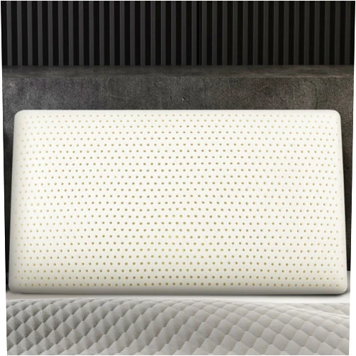 DOHPAOOK Talalay 100% Natural Premium Latex Pillow,Bed Pillow for Sleeping with Removable Cotton Cover, Helps Relieve Pressure, Breathable, Pressure Relief, Durable (Queen)