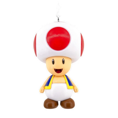 Hallmark Nintendo Super Mario Toad Christmas Ornament, Gifts for Gamers