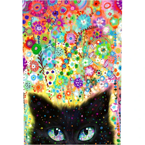 Ravensburger Puzzle Moment: Kaleidoscope Kitty 300 Piece Jigsaw Puzzle for Adults - 12001327 - Handcrafted Tooling, Made in Germany, Every Piece Fits Together Perfectly