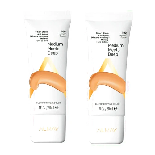 Almay Pack of 2 Almay Smart Shade Anti-Aging Skintone Matching Makeup, Medium Meets Deep 400