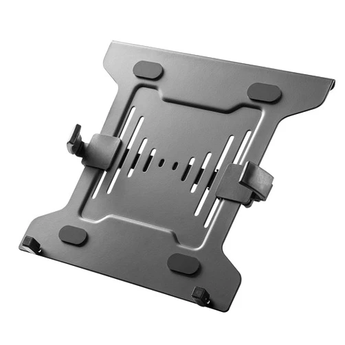 Mount Plus MP-NBH-2 Laptop Mount Tray for Monitor Arms and Stands (Tray Only) | Notebook Arm Mount Tray Fits 75 x 75 and 100 x 100 mm VESA Mount Holes | Fully Secures Laptop