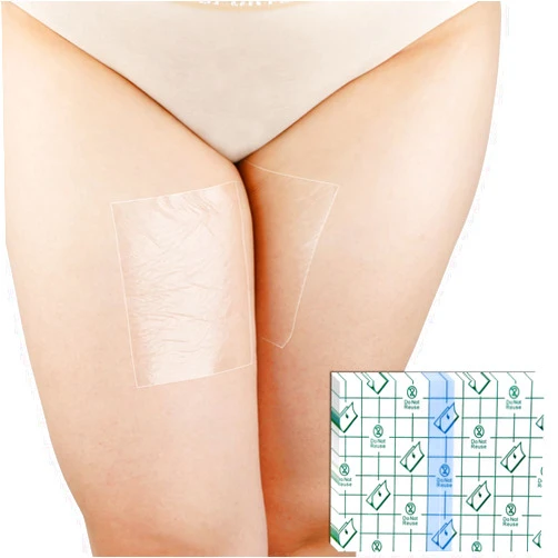 SinaiSea Thigh Lift Tape Transparent Lifting Adhesive Bandage Patch for Leg Body Sagging Skin Fat Cellulite Invisible Anti Chafing Ultra-Thin Inner Paste Waterproof Pad Disposable 4