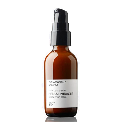 Trisha Watson Organics Herbal Miracle | All-Natural Facial Serum for Women | Organic Anti-Wrinkle and Anti-Aging Skincare for Face and Neck | Reduces Fine Lines, Acne, and Redness 59 ml