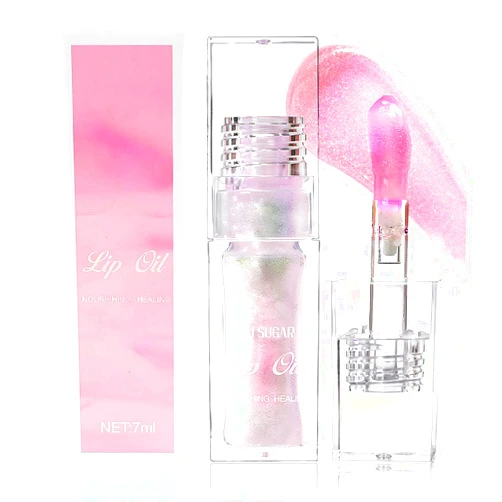 Charm Kiss Bossup Color Changing Lip Oil，Magic Color Changing Lip Oil V2，Warm Change Moisturizing Lip Gloss，Hydrating Lip Gloss Lip Balm Lip Care，Long Lasting Non-sticky Nourishing Repairing Primer Lip Tint…