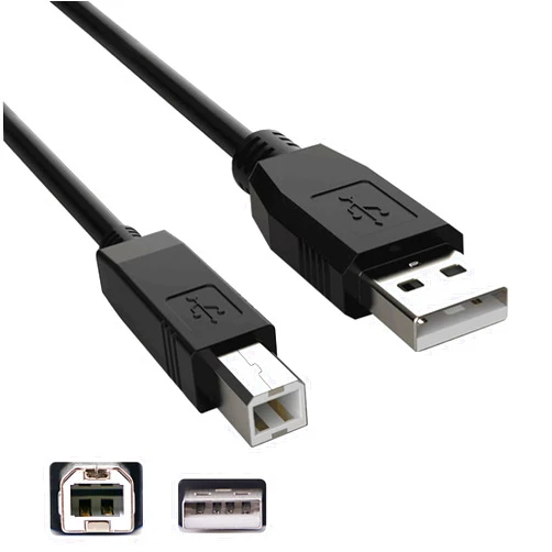 Inovat Replacement 10FT USB A Male to B Male Cable Cord Data Transfer Host Cable Cord for AKAI MPK Mini Mk2 USB MIDI Keyboard Pad Controller