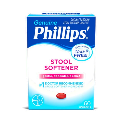 PHILLIPS STOOL SOFTENER LGEL 60CT 3DZ