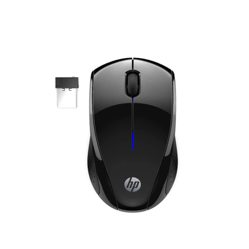 HP Wireless Mouse - Black, 15-Month Battery, 1600 DPI Sensor, Side Grips - for PC/Laptop, Mac, Chromebook