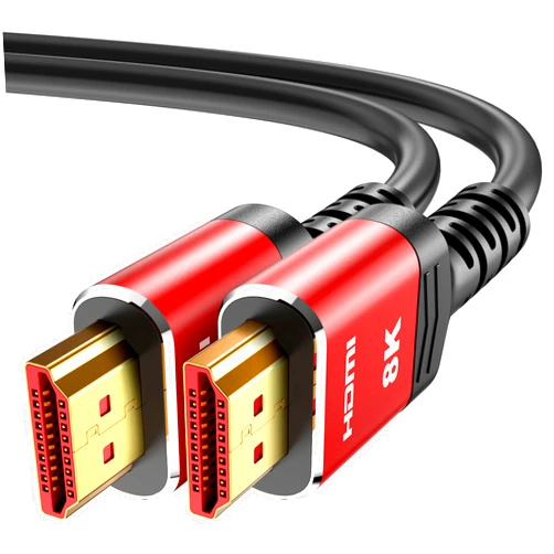 Highwings 8K HDMI Cable 6.6FT, 2.1 High Speed 48Gbps HDMI Braided Cord-Supports (8K 60Hz HDR,Video 4K 2160p 1080p 3D HDCP 2.2 ARC-Compatible with Ethernet PS4/3 4K Projector Game Monitor ect
