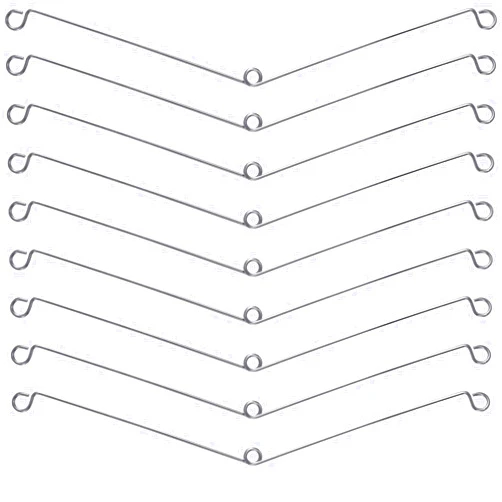 OIIKI 10Pcs Recessed Lighting Springs Clips Recessed Lighting, Torsion Spring Clips Metal, Recessed Light Covers Trims for Recessed Lighting Accessories