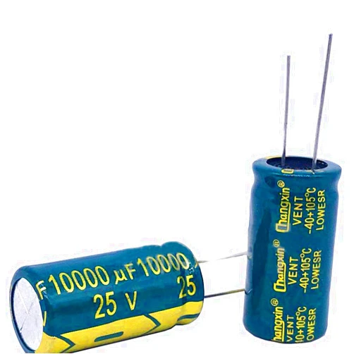 PoiLee 5pcs Capacitor 10000uf 25v 18X35MM, Radial Electrolytic Capacitor 25v Low ESR