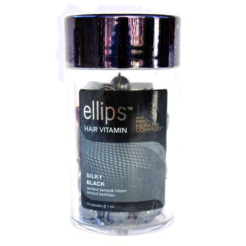 Generic Ellips Hair Vitamin with Pro-Keratin Complex Jar(50 Capsules), Hair Beauty Oil, Silky Black (Pack of 1)