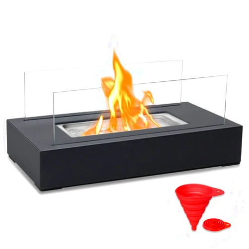 BRIAN & DANY Tabletop Fire Pit, Portable Table Top Firepit Indoor & Outdoor Fireplace, Ethanol Table Top Fire Pit Bowl Gift for Mom