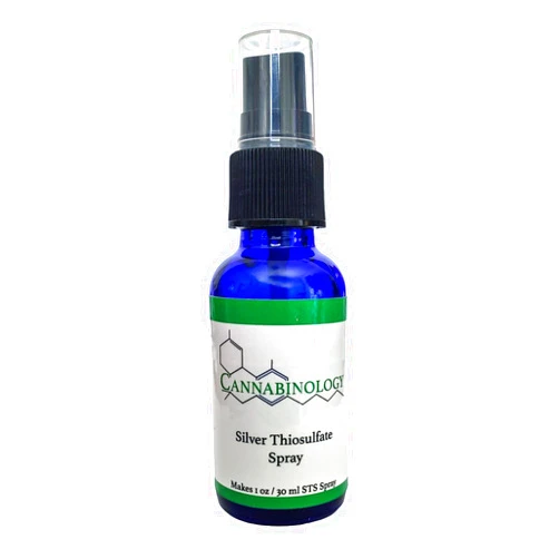 Cannabinology 1 oz/30 ml Silver Thiosulfate Spray Kit | Feminized Seed Spray | STS Spray Kit | Make feminized Seeds | Reversal Spray (1 oz), STS Kit, Silver, Blue, Green, 1 oz - With Spray Bottle