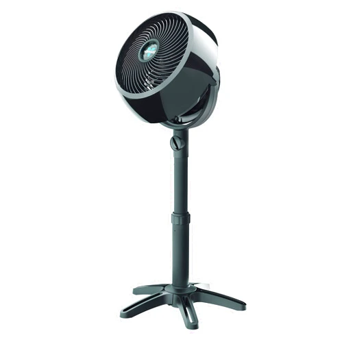 Vornado 7803 Large Pedestal Whole Room Air Circulator Fan with Adjustable Height, 3 Speed Settings, Removable Grill for Cleaning, Black