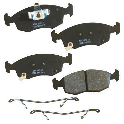 Bendix Premium SBC1568 Ceramic Front Brake Pads for Fiat 500 2017-2012, Palio 2011-2010, Palio 2020-2013