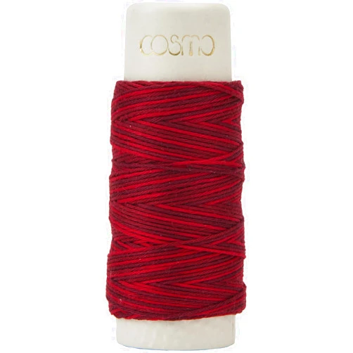 Cosmo LECIEN hidamari Sashiko Thread 30 m Col.401 Red Gradient 89