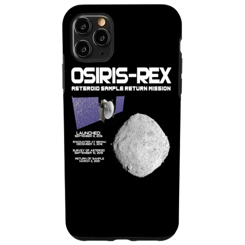 Osiris Rex Mission to Bennu Apparel iPhone 11 Pro Max Osiris Rex Mission To Bennu Asteroid Case