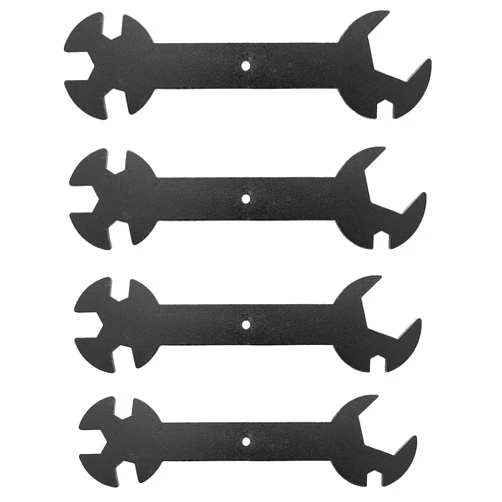 Maxmoral 4PCS 3D Printer 5 in 1 Wrench Replacement Installation Tool Multifunctional Upgraded DIY Steel Spanner Nozzle Repair Tool for Changing Nozzle and Heating Blocks