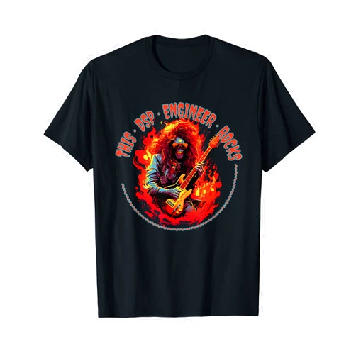 DSP ENGINEER Gifts This DSP Engineer Rocks Funny Musician T-Shirt