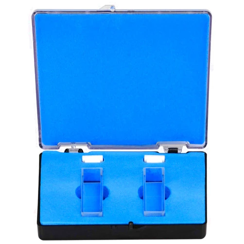 Soaying Quartz Cuvette,Spectrophotometer Cuvettes 10 mm Path Length, 45mm Height, 3.5 ML Capacity - 2 PCS