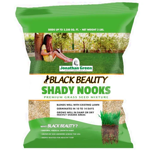 Jonathan Green (11957) Black Beauty Shady Nooks Grass Seed - Cool Season Lawn Seed (3 lb)