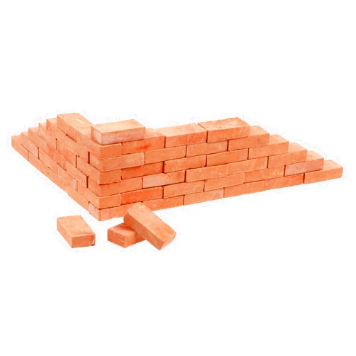 Yardwe Kids Kids Landscaping Tiny Brick 50pcs Mini Red Tiny Bricks Miniature Bricks Model Brick Bricks Miniature Bricks Sand Table Micro Landscape Dining Table Set Dining Table Set