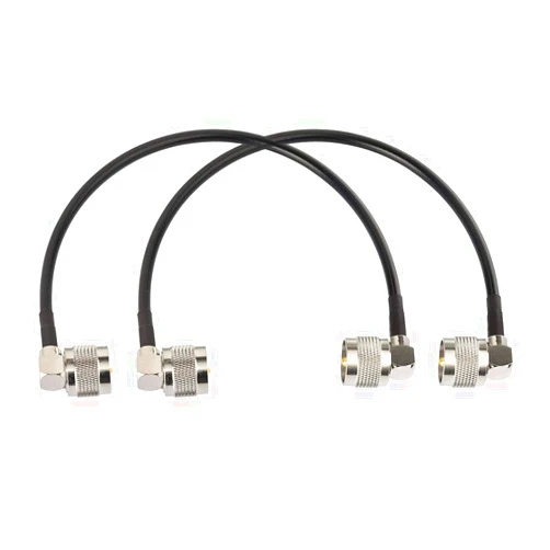 Superbat PL-259 Jumper Cable UHF (Pl259) Male to Male Low Loss Digital RG58 Coax Cable (12 Inch RG58) for HAM Radio CB Radio,Antenna Analyzer,Dummy Load,SWR Meter 2-Pack