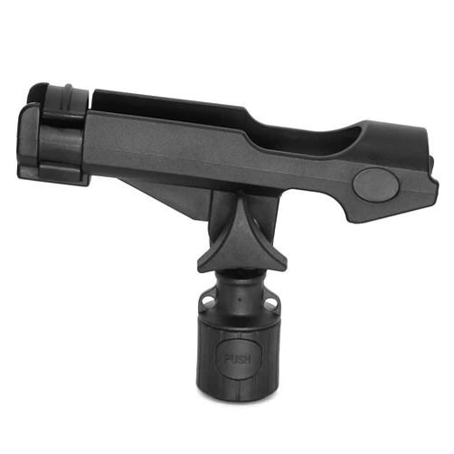 LIXADA Fishing Rod Holder Adjustable Fishing Pole Racks Fishing Rod Tube Fishing Pole Stand for Most Kayak Rail Tracks 1/2PCS